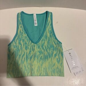 Athleta Aurora Ribbed Crop Tank Size XS NWT
